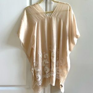 Cream Embroidered Blouse